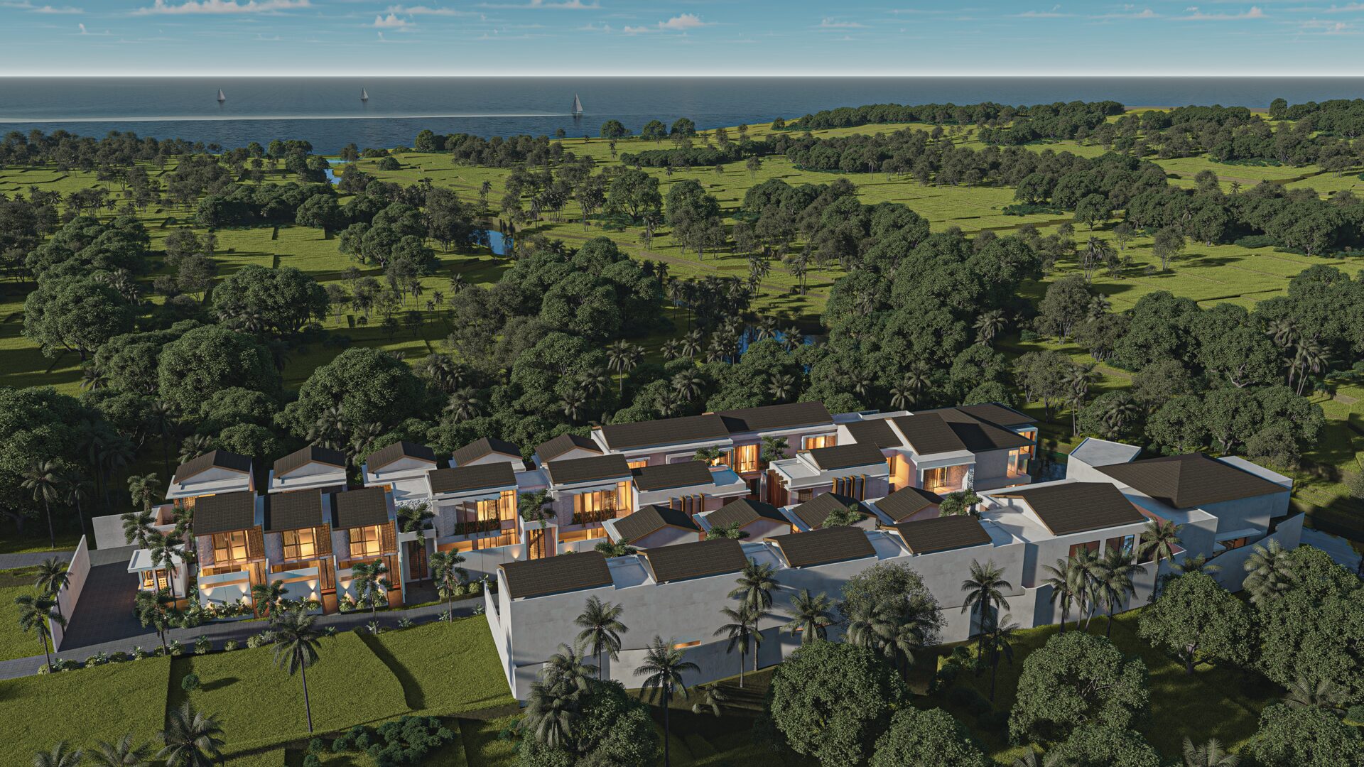 Villas premium Seseh Sunset Villas avec piscine, à 300 m de la plage de Seseh, Bali